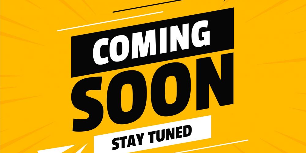 coming soon under construction yellow background design